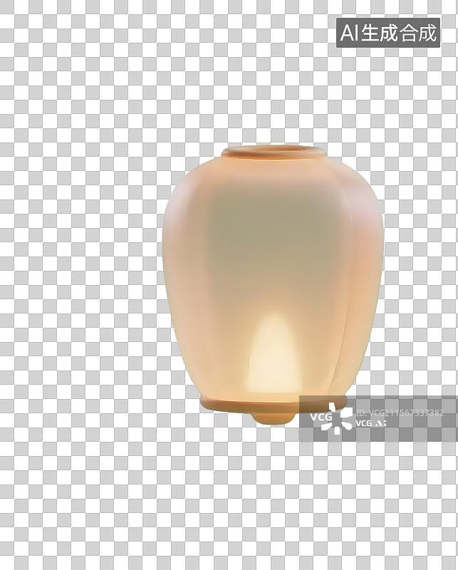 【AI数字艺术】温暖光芒的节日灯笼孔明灯图片素材