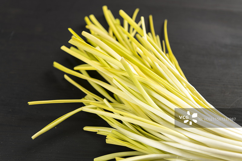 新鲜蔬菜蒜黄图片素材