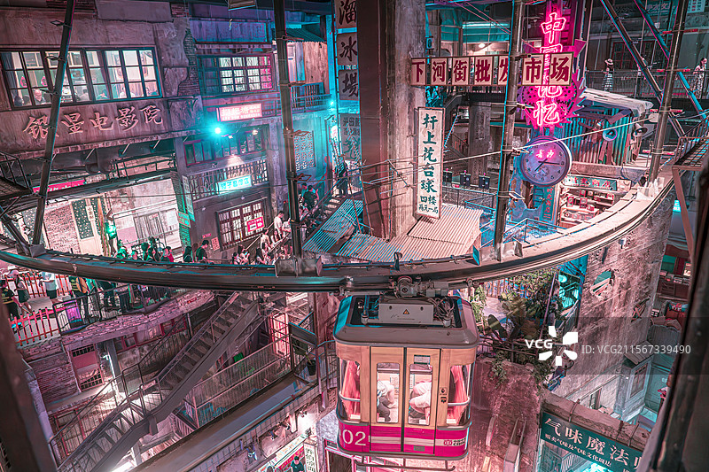 长沙之旅 文和友到了《悬挂》图片素材