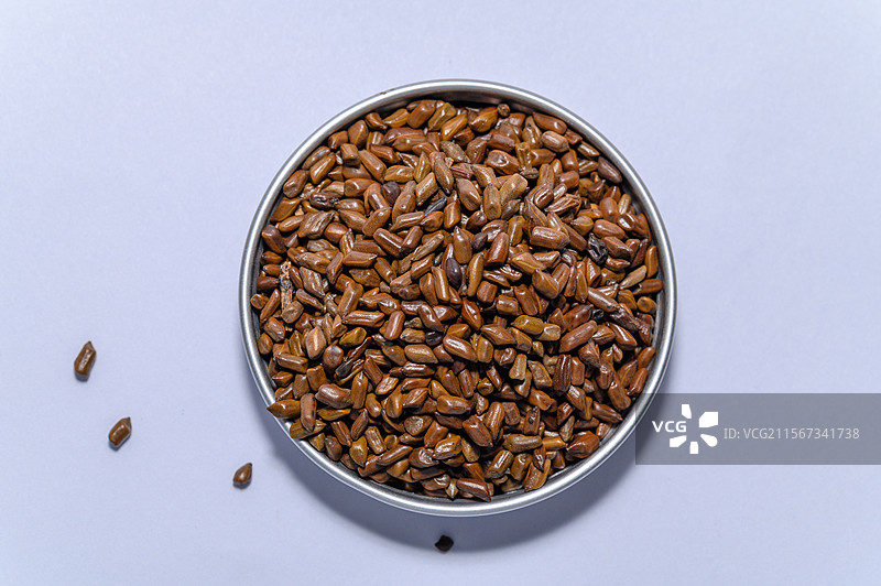 决明子茶的特写镜头图片素材