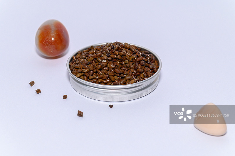 决明子茶的特写镜头图片素材