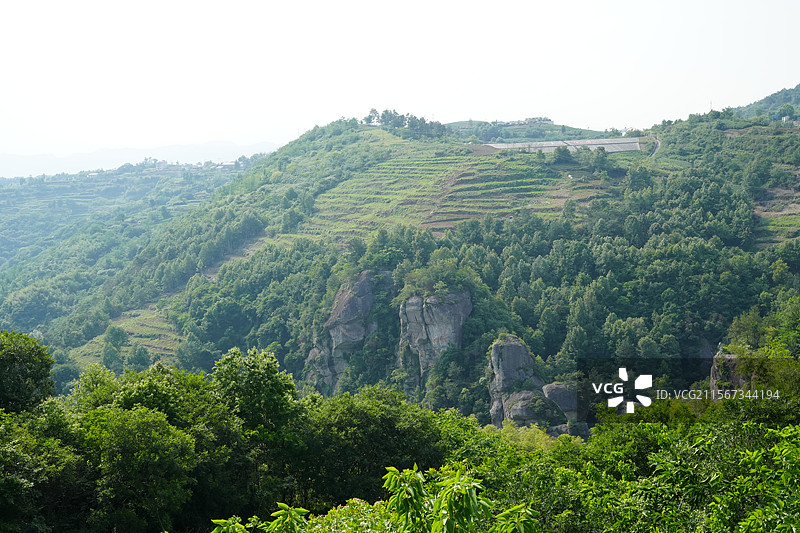 绍兴 新昌 白岩村 风景图片素材
