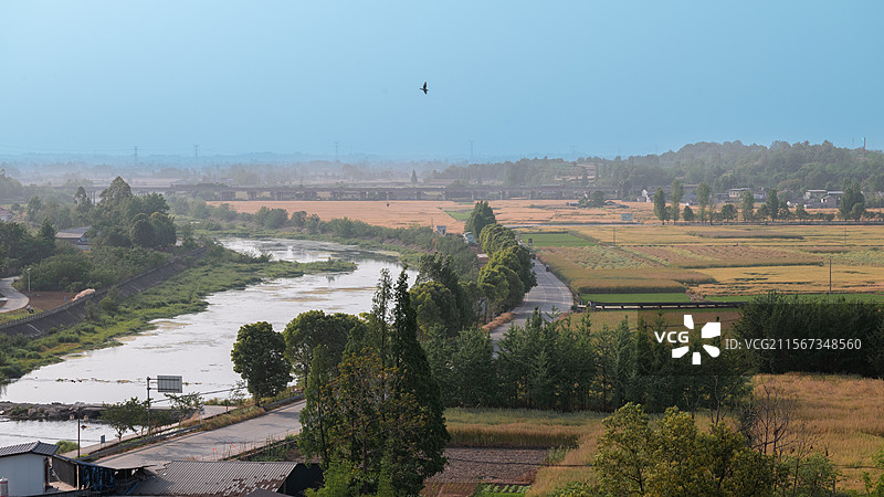 德阳市罗江区乡村风光图片素材
