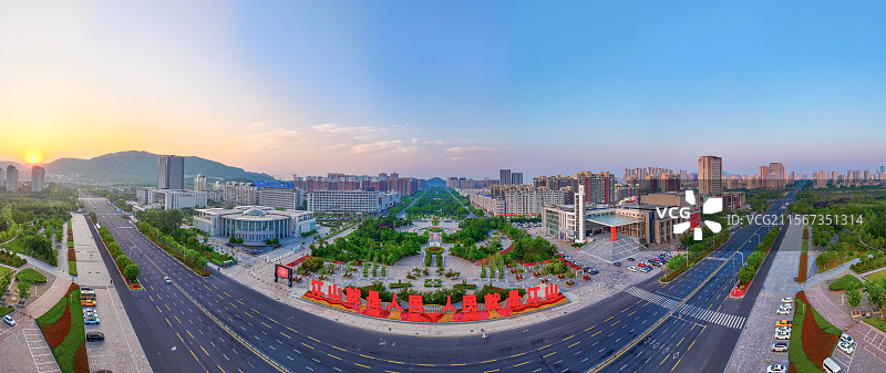 连云港市城市风光连云港市新行政中心图片素材