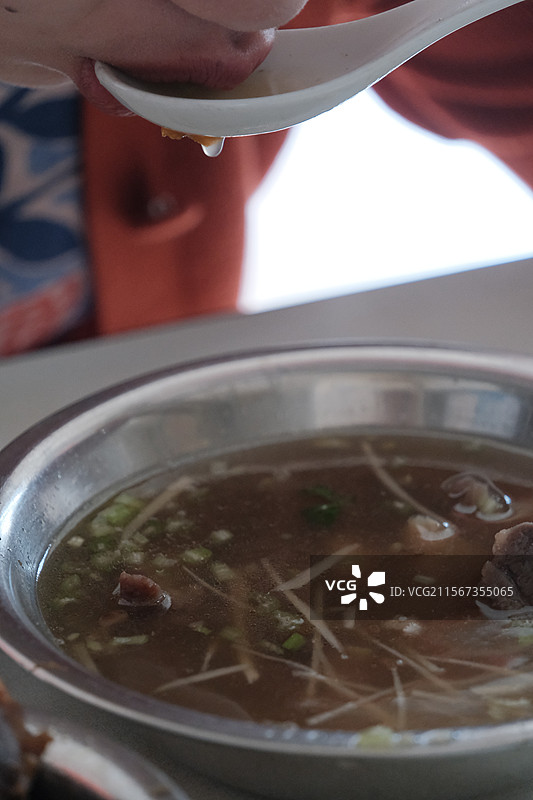 福建泉州知名小吃牛排咸饭多视角组图素材图片素材