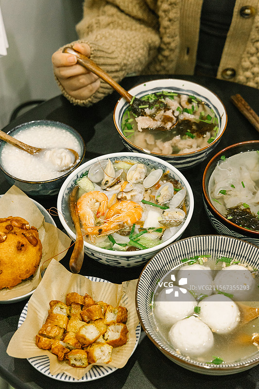 福鼎肉片鲜汤福建美食肉片汤福建美味瘦肉汤瘦肉图片素材