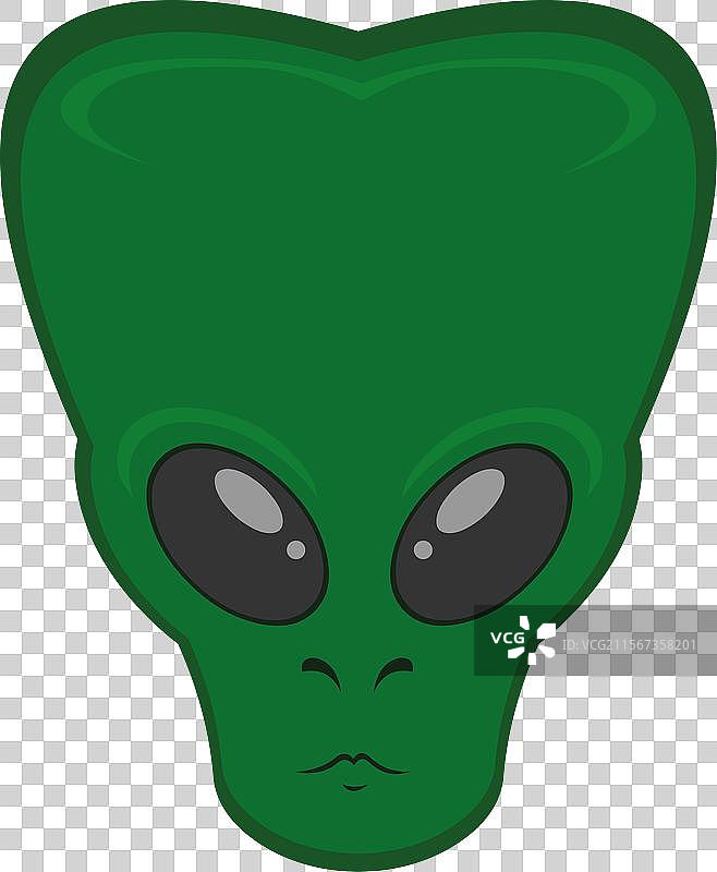 外星人卡通头像图片素材