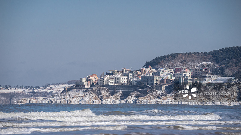 冬天的威海图片素材