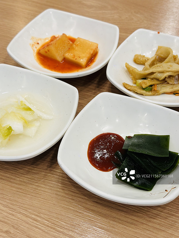首尔餐前泡菜图片素材