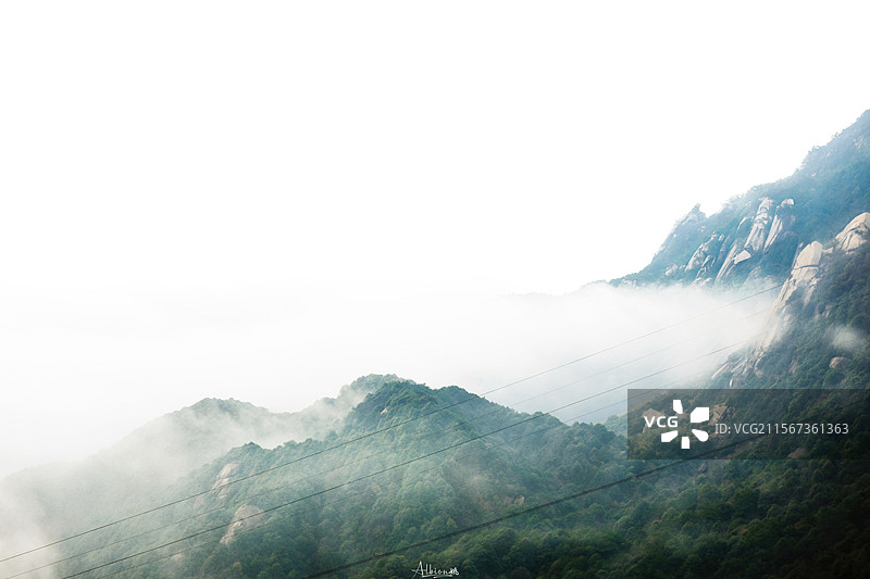 山林与雾图片素材