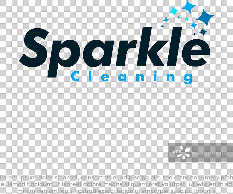 经济清洁服务标志设计模板图片素材