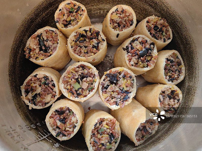 豆腐酿美食酿豆腐广西三月三美食酿豆腐图片素材