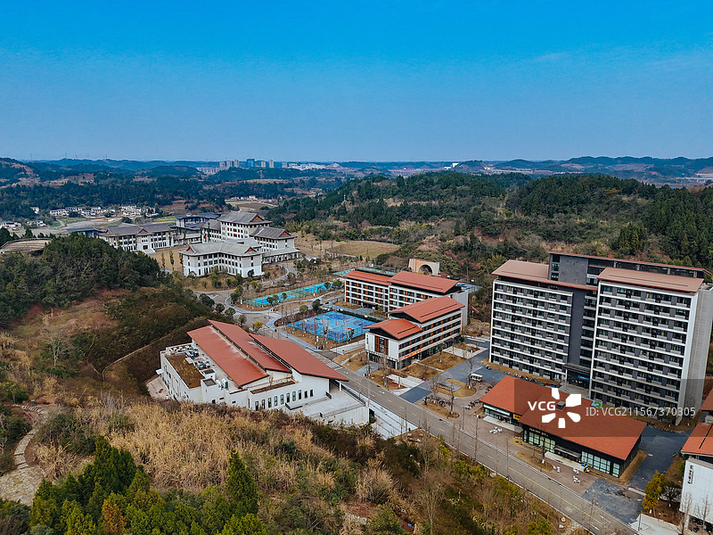 成都美术学院 川音美 资阳 雁江区 资州大道 校园图片素材