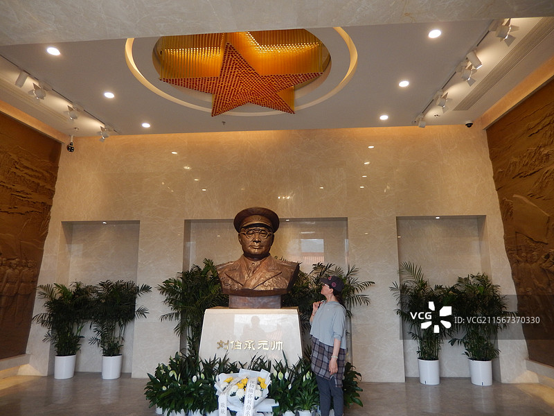 2025年5月重庆市开州区刘伯承同志纪念馆，位于开州区汉丰街道盛山公园内，于1990年12月奠基，图片素材