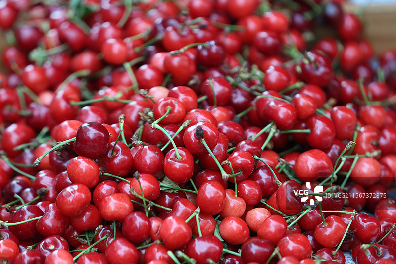 上海菜市场西瓜枇杷蔬菜小龙虾特写图片素材