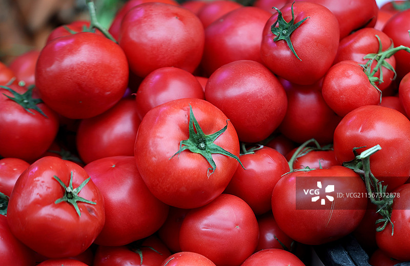 上海菜市场西瓜枇杷蔬菜小龙虾特写图片素材