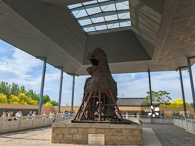 沧州铁狮子图片素材