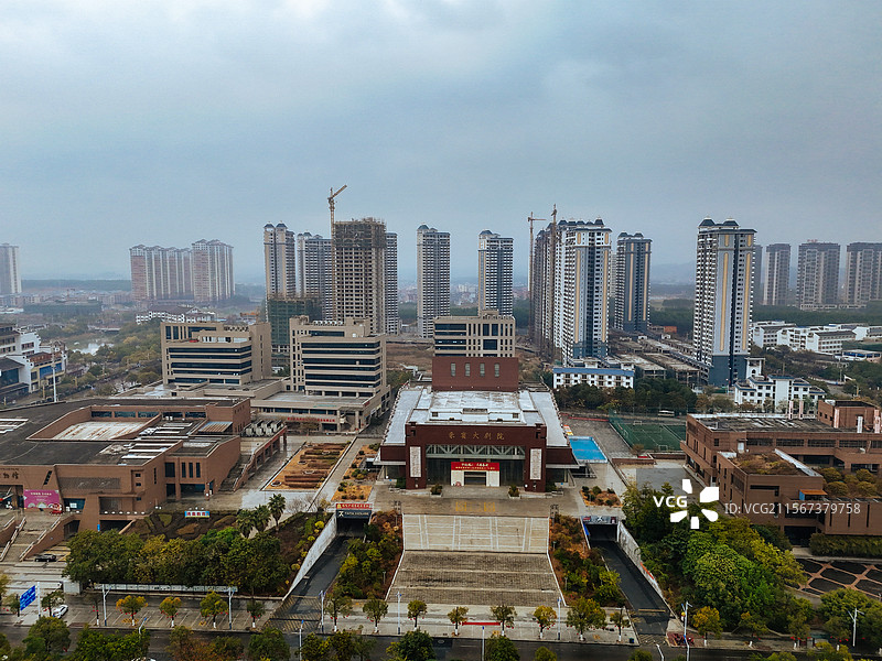 来宾市 兴宾区 盘古大道 平西村 城市图片素材