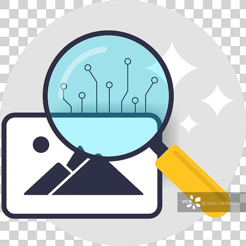 人工智能内容检测器概念 检测人工内容图片素材