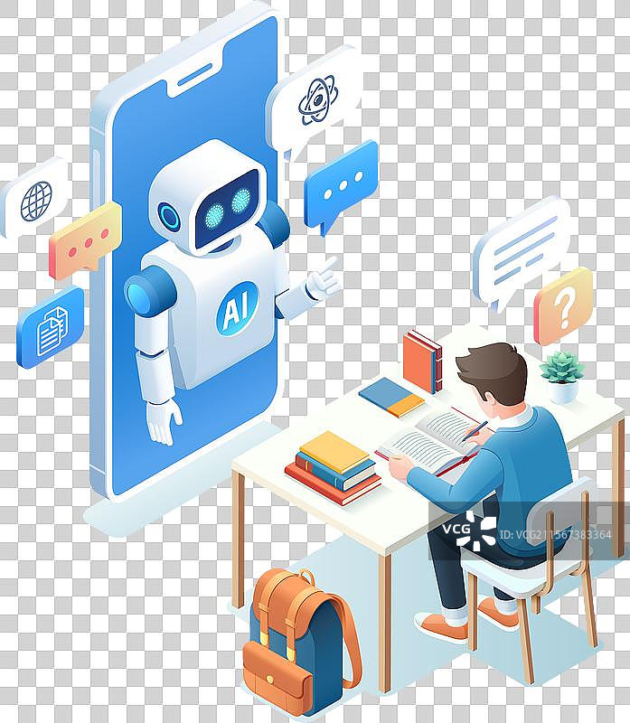 聊天机器人 人工智能 AI 技术图片素材