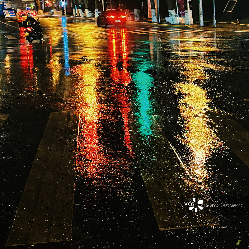 雨夜图片素材