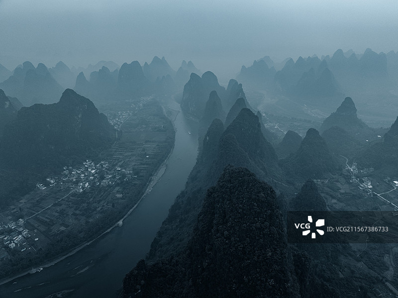 桂林漓江风光图片素材