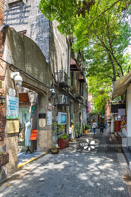 上海 老上海石库门 田子坊图片素材