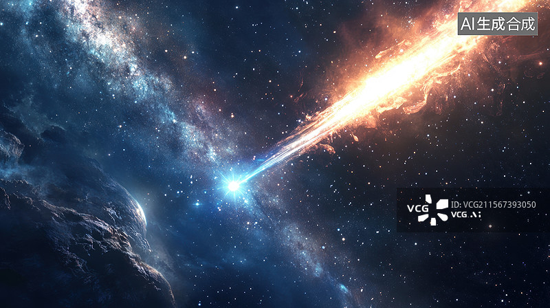 【AI数字艺术】宇宙天空星云图片素材