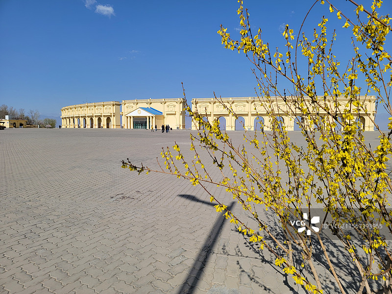 宁夏银川览山剧场公园图片素材