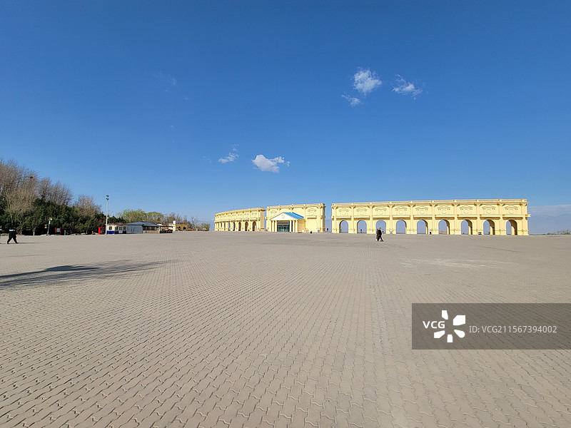 宁夏银川览山剧场公园图片素材