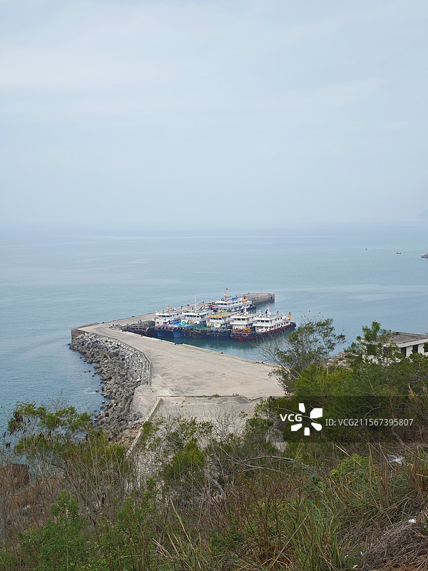 南澳岛的码头图片素材