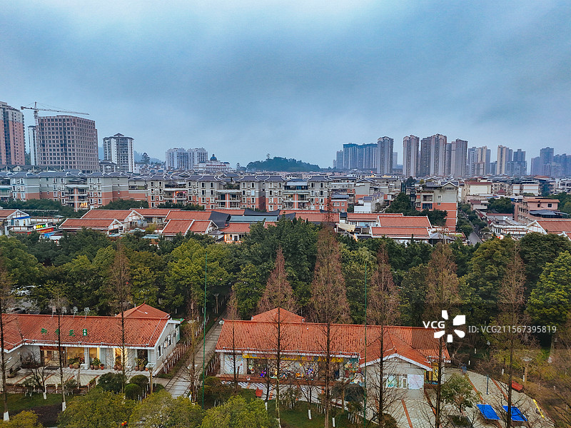 大足区 重庆市 龙中路 南山 城市 刘家院子图片素材