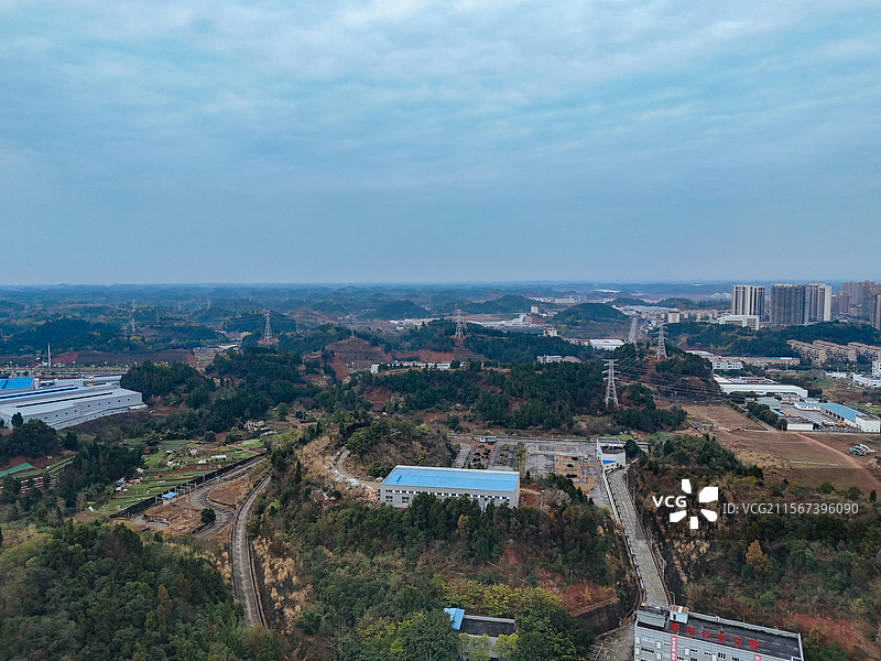 资阳市 雁江区 俊兴路 兰家坡 沱江 东岳山图片素材