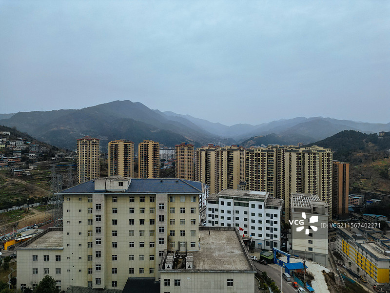 万源市 万兴路 银川大道 唐家坡 后江 城市图片素材