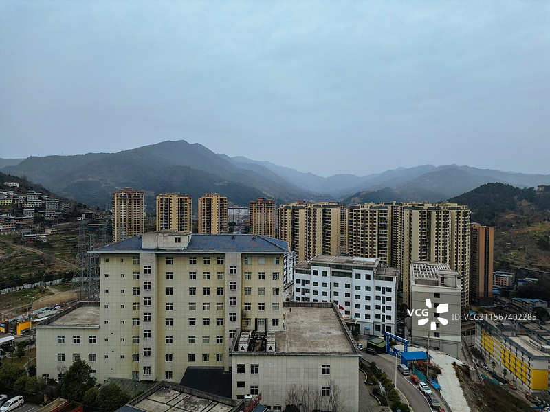 万源市 万兴路 银川大道 唐家坡 后江 城市图片素材