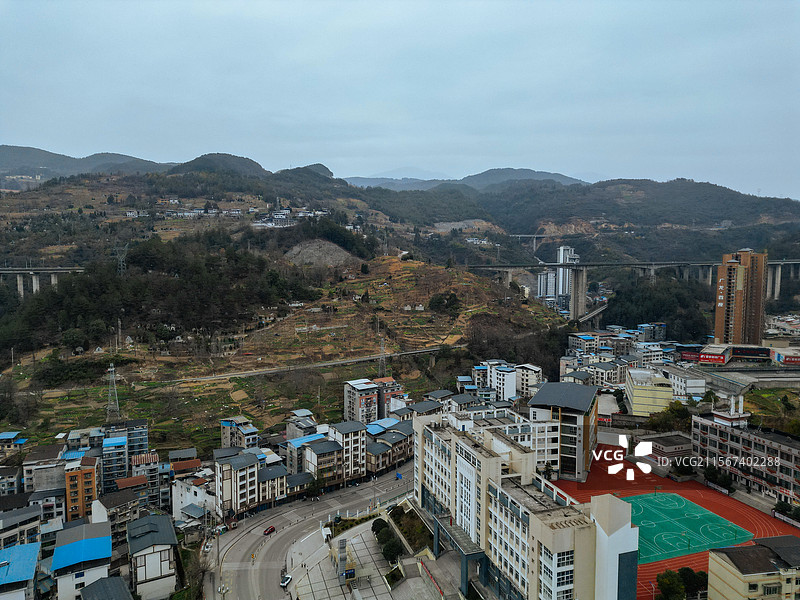 万源市 万兴路 银川大道 唐家坡 后江 城市图片素材