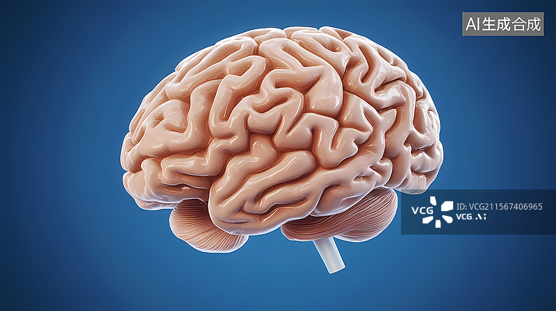 【AI数字艺术】照亮大脑图片素材