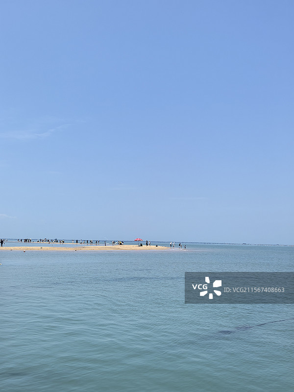 东山岛鱼骨沙洲图片素材