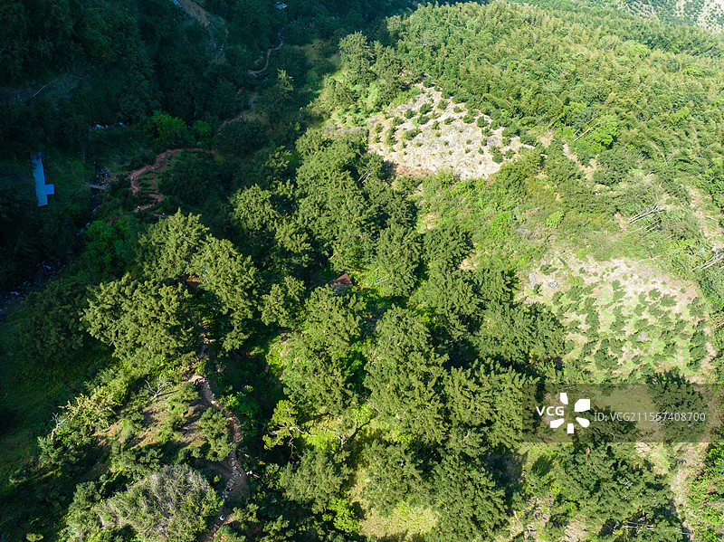 绍兴走马岗俯视图图片素材