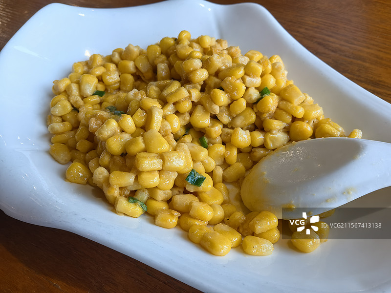 咸蛋黄玉米粒图片素材