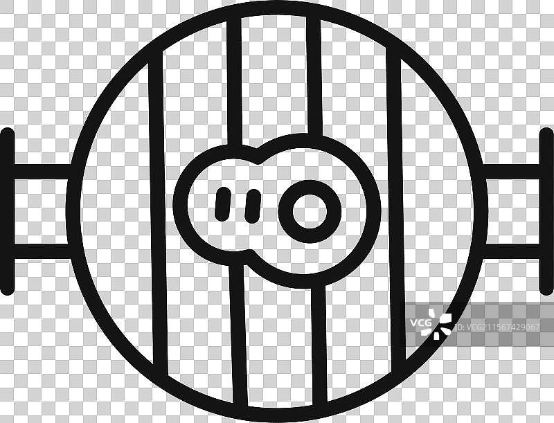 烧烤图标标志轮廓图片素材