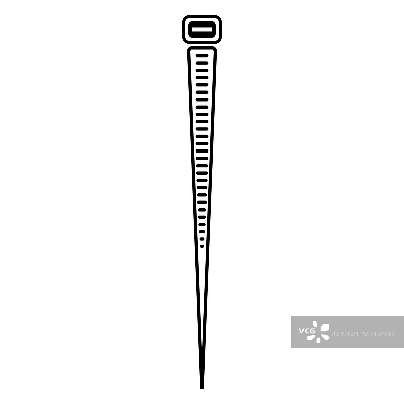 电缆扎带图标符号图片素材