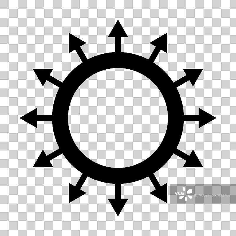 手里剑图标符号图片素材