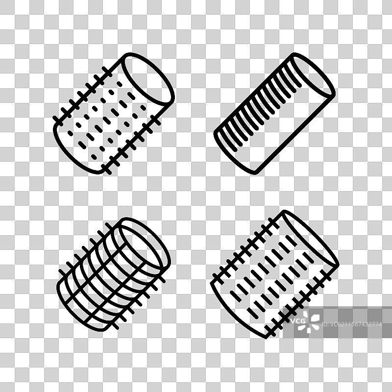 发卷图标符号图片素材