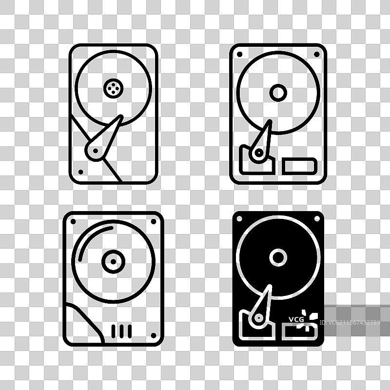 硬盘图标符号图片素材