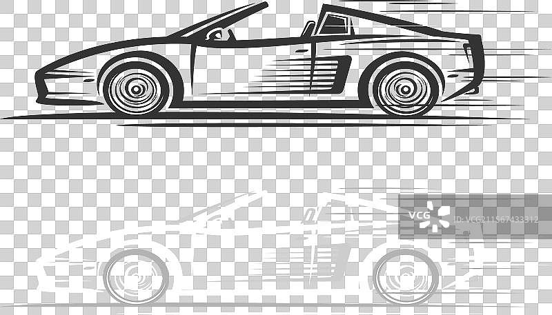 跑车的标志图片素材