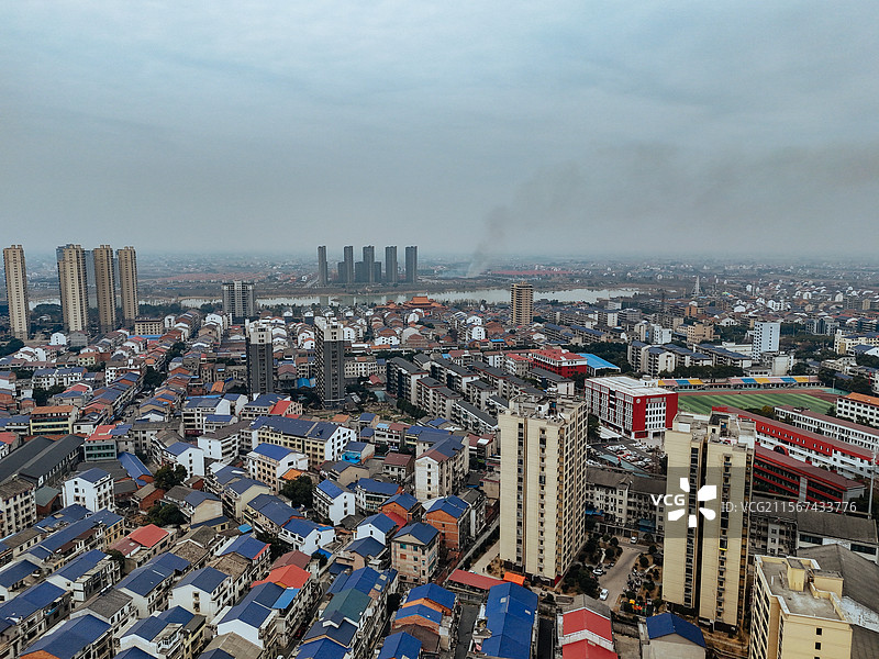 汨罗市 九章路 归义镇 汨罗江 岳阳 城市图片素材