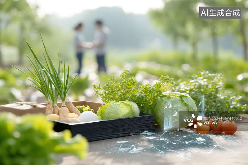 【AI数字艺术】智慧农业赋能果蔬种植新图景图片素材