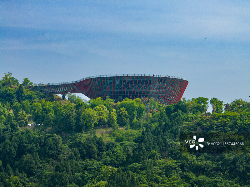 成都龙泉山城市森林公园丹景山丹景台图片素材