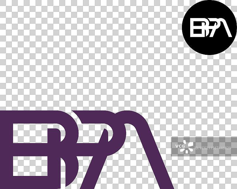 BPA字母标志单字母设计图片素材